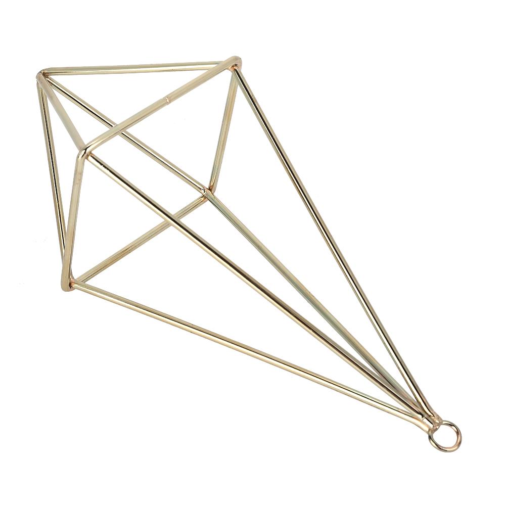 Plant Holder Quadrilateral  ing Tillandsia Rack for Room Decor(Black)