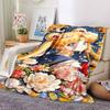1Pc Moonlit Sailor Princess Blanket For Couch Bed Plush Cozy Fuzzy Blanket Super Soft Warm Blankets For Fall And Winter 0918242