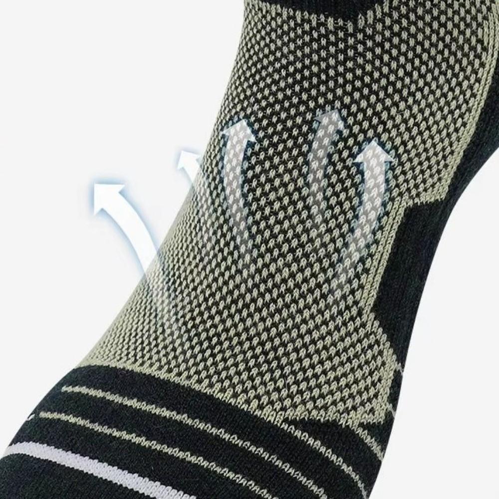 Non Slip Sports Socks Winter Snow Warm Socks Skiing Merino Wool Socks  for Men