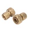 Messing 3/4" Rohr Schnellkupplung Wasserstopp Schnellkupplung 19mm Rohrverbindungsadapter Wasserhahn Automobil Waschwasserpistole Rohrverschraubungen