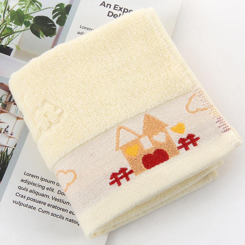 Weiches & Saugfähiges Kinderhandtuch aus Reiner Baumwolle - 25x50cm, Gesticktes Logo, Perfekt für Babys, Kleinkinder & Schulkinder.