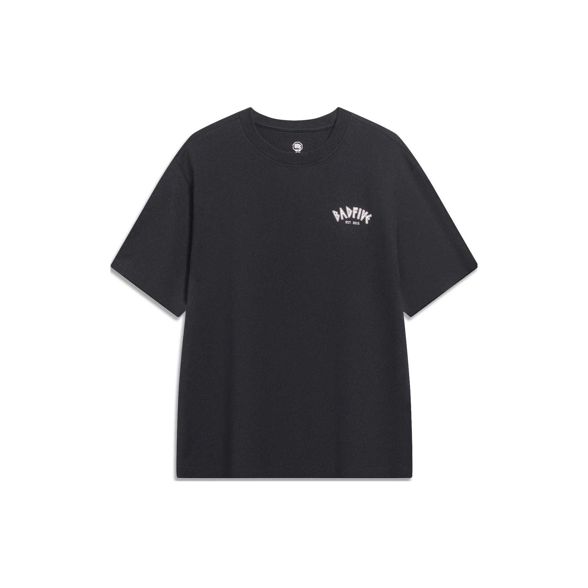 Li-Ning BadFive Graphic T-shirt Black Men s AHST289-2 M