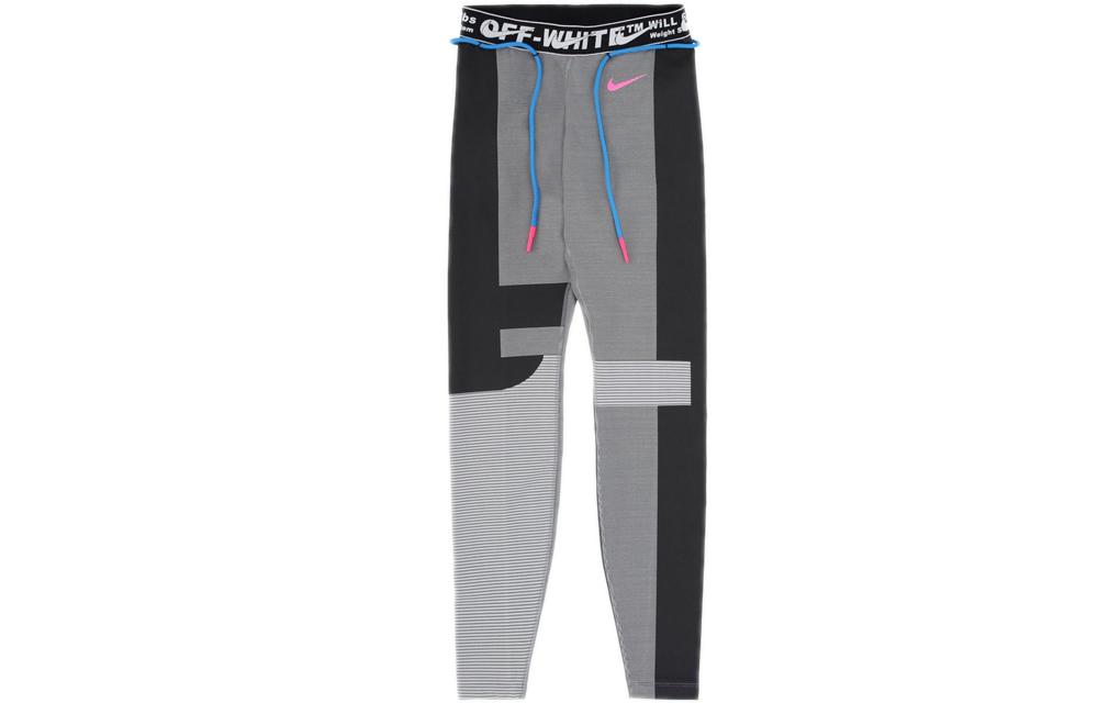 OFF WHITE X Nike Women s Easy Run Tight Vast Grey BV8043-010 S
