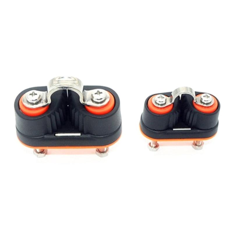 Double Rows Kayak Bearing Cleat Pilates Equipment Marine Boat Fast Entry Wire Clamp for Awnings Secure Cable Connections
