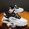 BY spring new rotary buckle sports and leisure versatile platform men's shoes dad shoes, beige