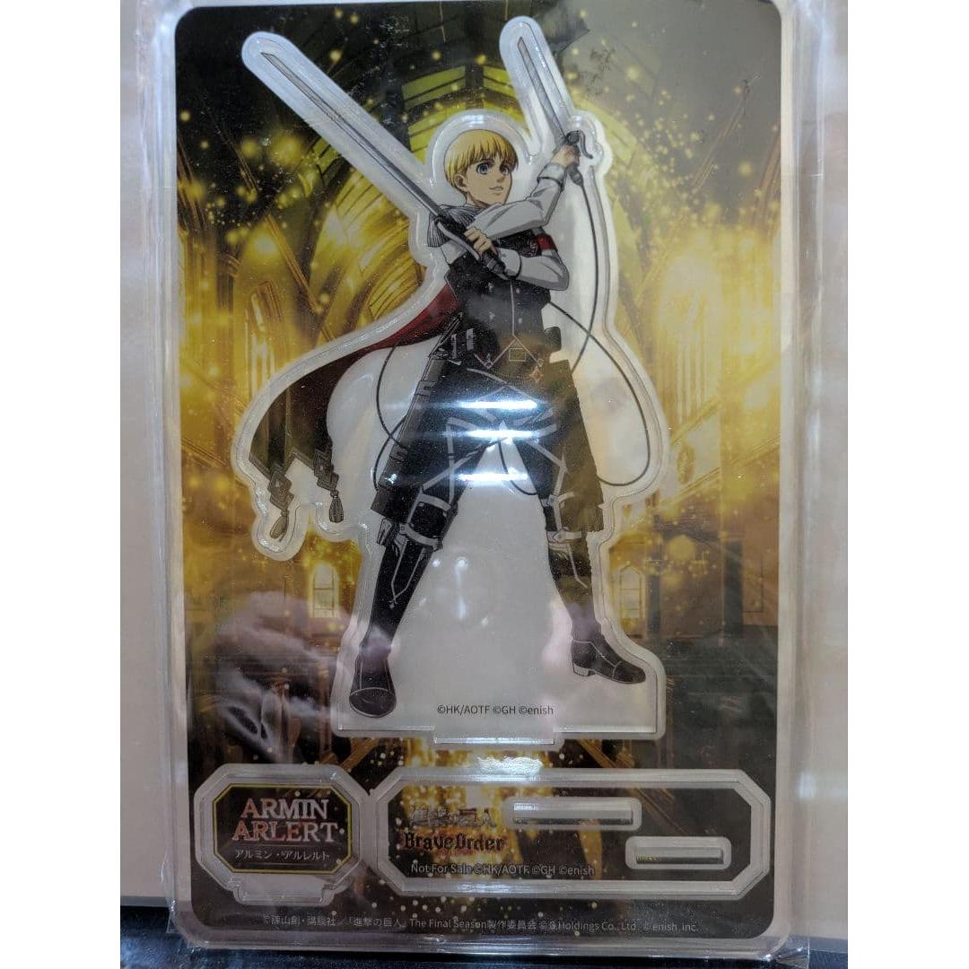 Used Attack on Titan Armin Acrylic Stand Brave Order