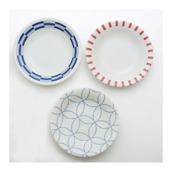 Yamago Pottery Plate Tableware Japanese Tableware Set Mino Ware Japanese Modern Medium Plate (Set of 3 Patterns)