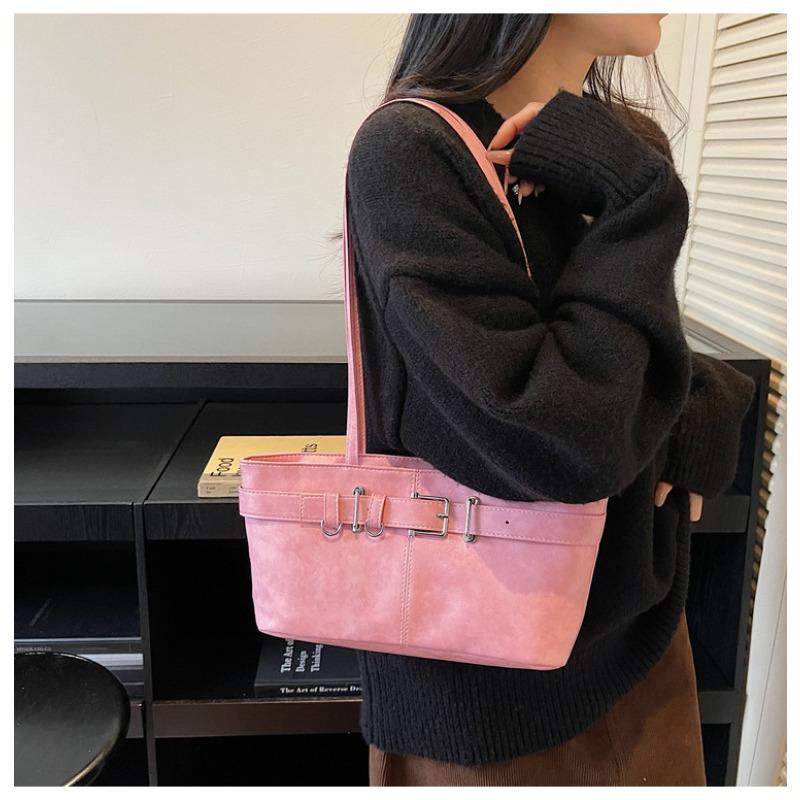 Simple Style Faux Leather Shoulder Bag for Women Fashion Commuter Handbag