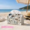 1pc, 2d Flat Printing, Tissue Box Abstract Watercolor Floral Patterns Printed Tissue Box, Suitable for Napkin Storage In Cars, Kitchens, and Restauran