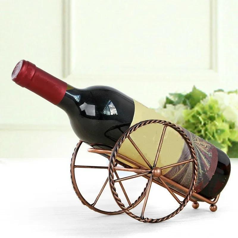 Portabottiglie per vino placcato a mano, accessori per la cucina, bar, portabottiglie pratico, decorazione per bottiglie di vino, mensole espositive e portabottiglie