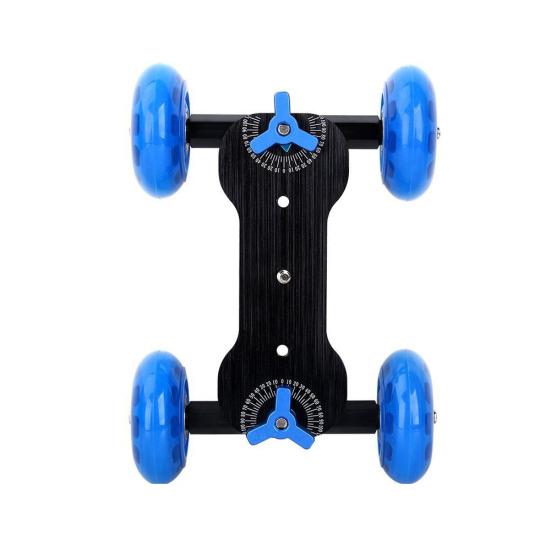Rolling Slider Dolly Track Rail Car for Mobile Phone DSLR Camera Camcorder