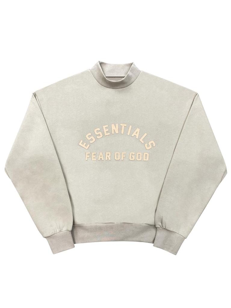 FEAR OF GOD FOG Wang Jiaer Lockerer Kapuzenpullover mit Rundhalsausschnitt – Trendiges High-Street-Basic
