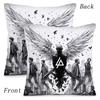 World Famous Rock Band Linkin P-Park Pillow Covers Sofa Decorative Home Double-Sided Printing Short Plush Cute Cushion Cover