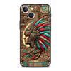 Vintage Totem Painting Phone Case Cover for iPhone 17 16 15 14 13 12 Pro Max 11 Pro Max 17 AIR Plus Shockproof Soft TPU Shell