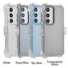 360 Degree Rotating Double Layer Samsung S24 Ultra/S24/S24+ Plus Transparent Back Clip Phone Case