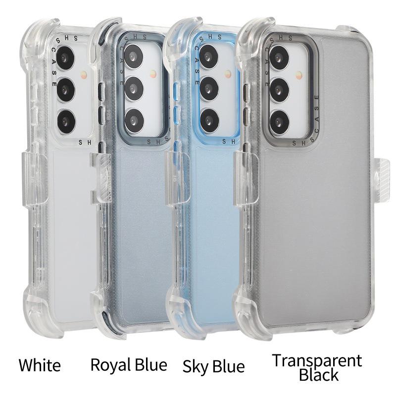 Zadní průhledné pouzdro na telefon Samsung S24 Ultra/S24/S24+ Plus otočné o 360 stupňů