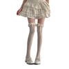 Japanese Jk Wind Bow Lace Knee Socks Women Ins Summer Thin Cute Girl White Leg Stockings