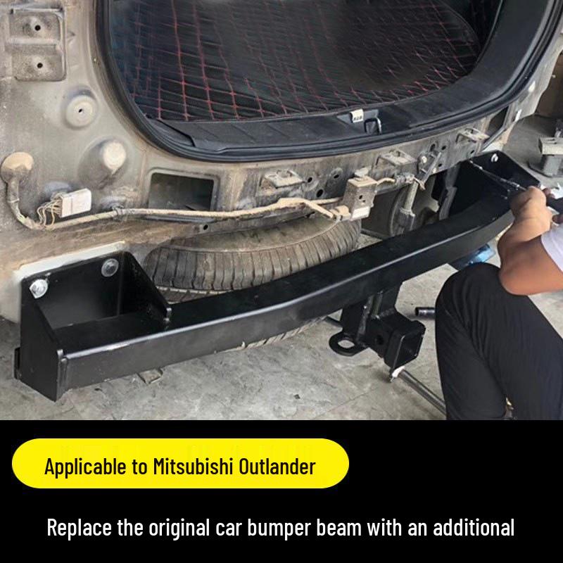 Mitsubishi Outlander Rear Bumper Thickening Trailer Hitch Hook for RV/Yacht Towing