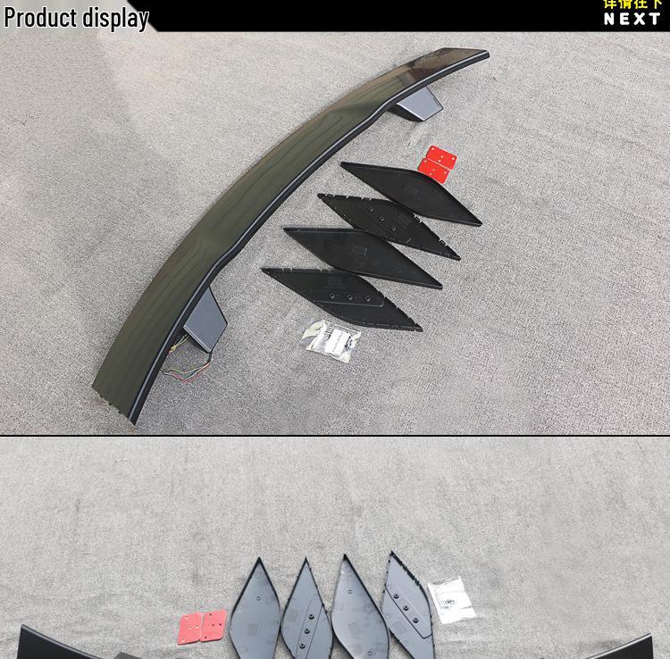 15-23 Ford Mustang Flowing Water Trunk Spoiler Modification.