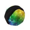 Regenbogen Stressball mit Armbandseil Stressabbau Ball Quetschspielzeug Konzentrationshilfe Anti-Angst Fidget Ball Handentspannung