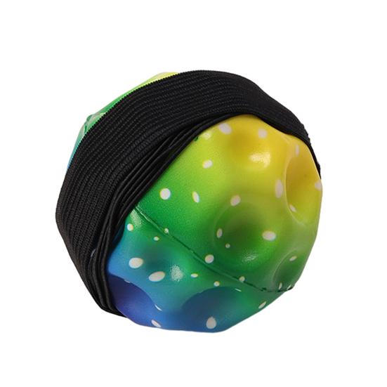 Regenbogen Stressball mit Armbandseil Stressabbau Ball Quetschspielzeug Konzentrationshilfe Anti-Angst Fidget Ball Handentspannung