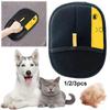 Pet Hair Remover Mitt Pet Grooming Gloves Deshedding Brush Glove for Dog Cat Rabbit with Long/Short/Curly Hair