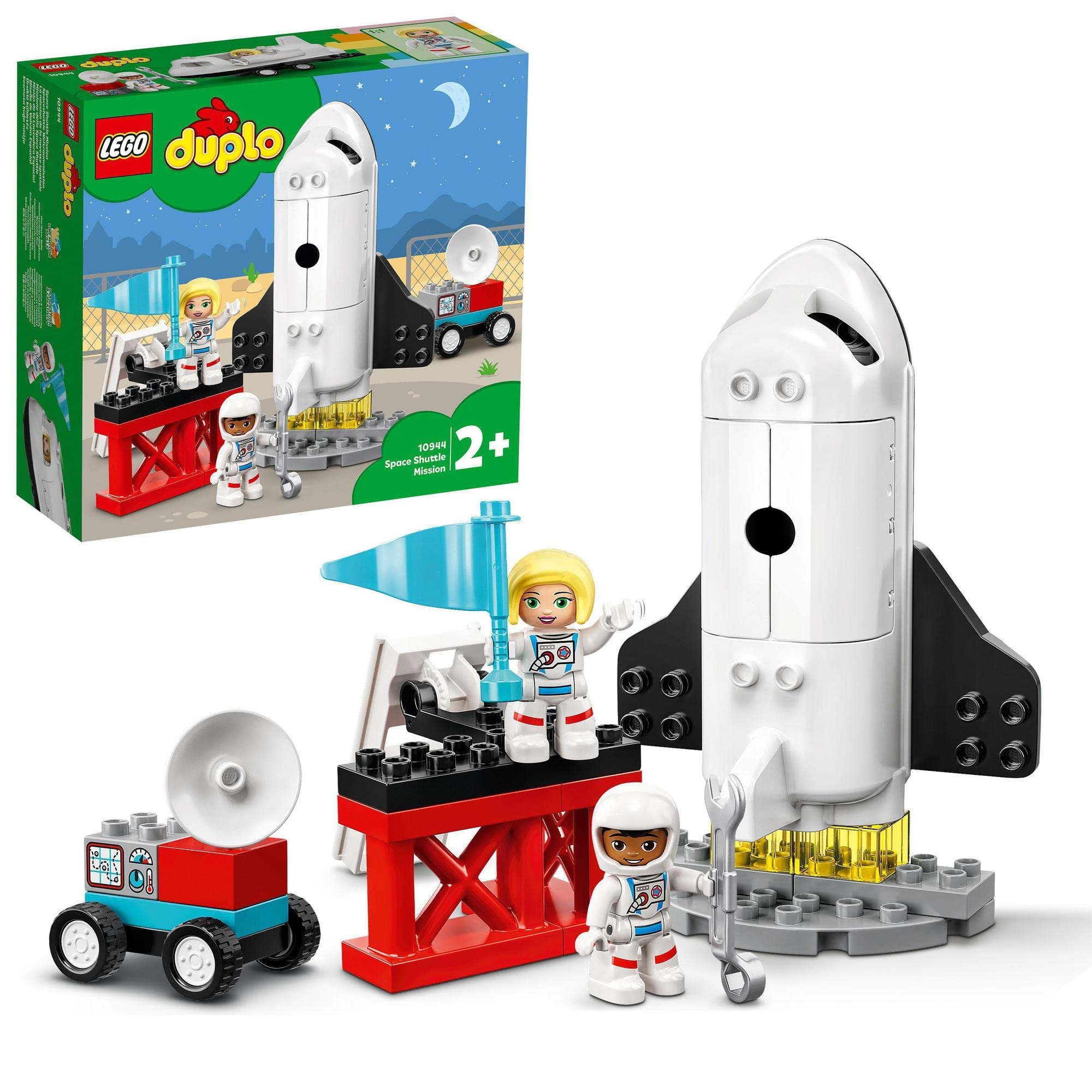 

LEGO Duplo Town Космический шаттл 10944 Игрушечные блоки Подарок для малышей и младенцев, Космос, Мальчики и девочки, Возраст 2 года и старше