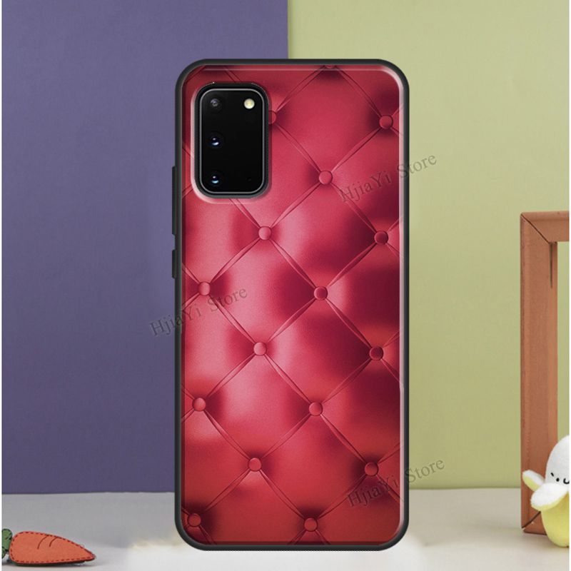 Quilted Texture Sofa Pattern Case For Samsung Galaxy S20 FE S21 S22 Ultra S8 S9 S10 e Note 10 Plus Note 20 Ultra Cover