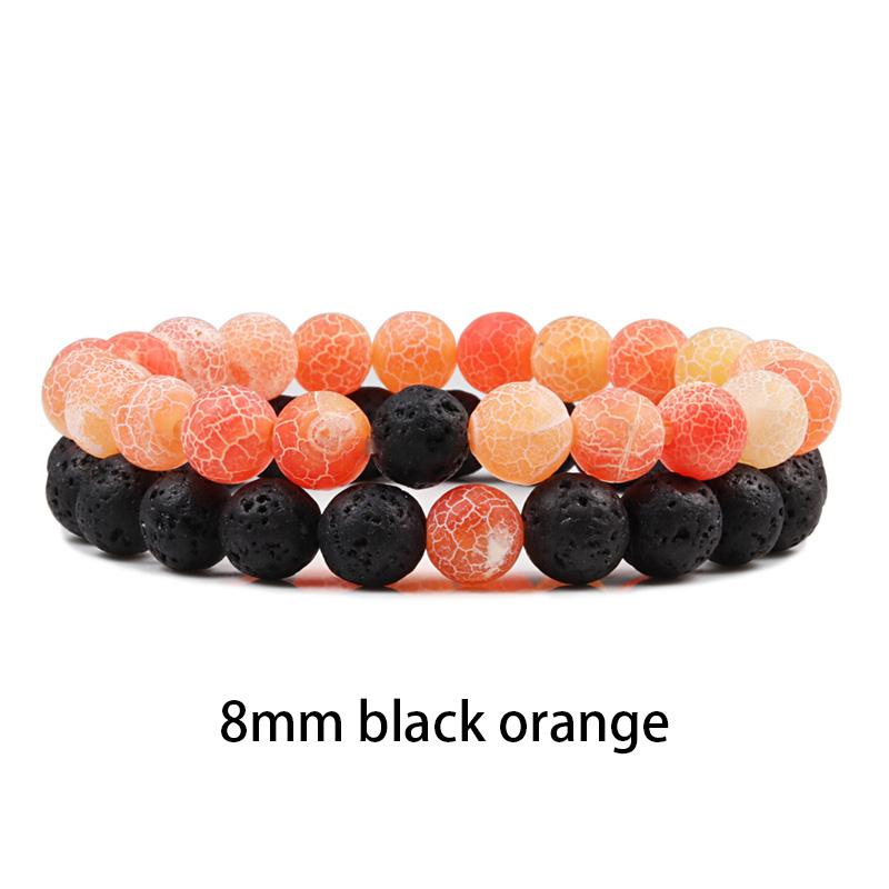 

Новый дизайн, набор браслетов для пар, браслеты из натурального камня, тигровый глаз, бисерные браслеты для йоги для мужчин и женщин, эластичные ювелирные изделия из веревки