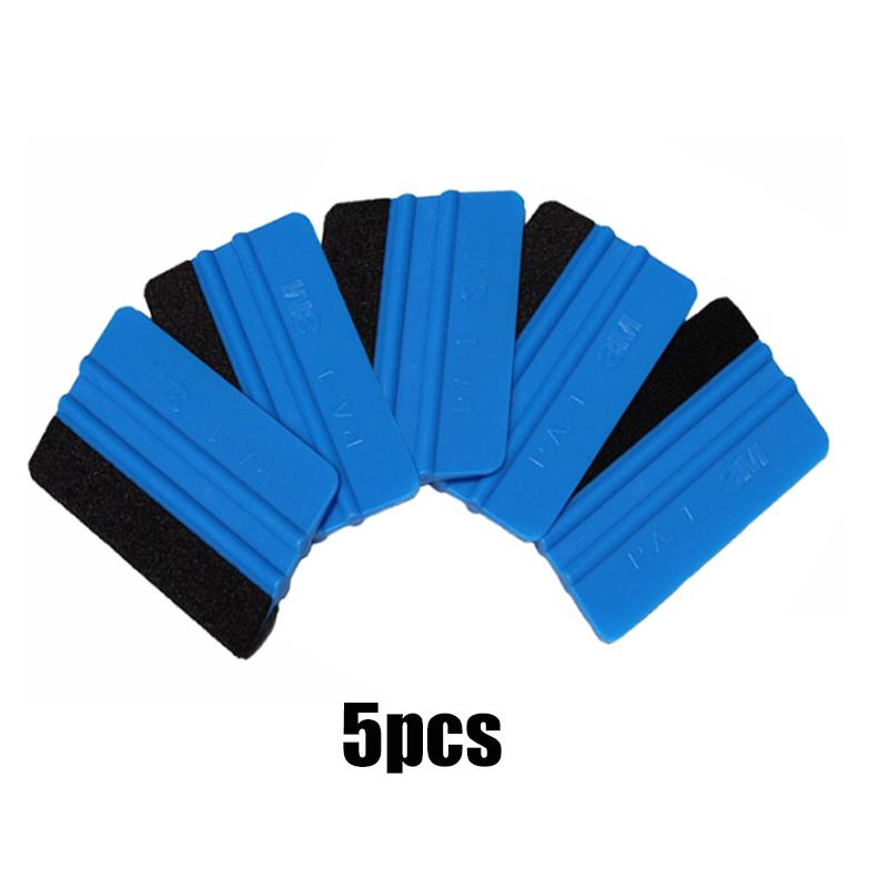 1/10pcs Car Stickers Film Install Squeegee Vinyl Carbon Fiber Car Wrap Scraper with Felt Squeegee Tool Film Wrapping Tools 10cm