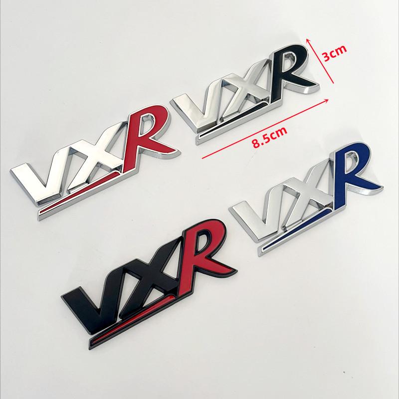 3D Metal Chrome Black Red Logo VXR Emblem Car Fender Side Badge Rear Trunk Decal For Buick New Regal VXR Sticker Accessories