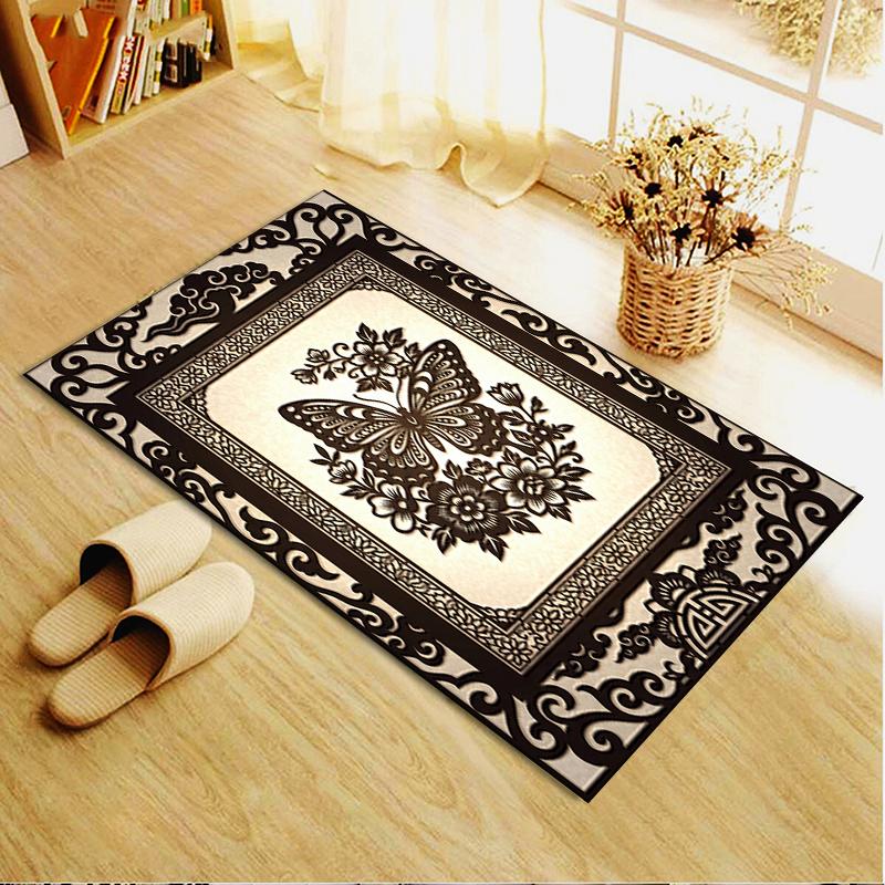 2025 New Classical Butterfly Carpet Rug for Living Room Bedroom Home Sofa Decoration,Kids play Non-slip Floor Mat46