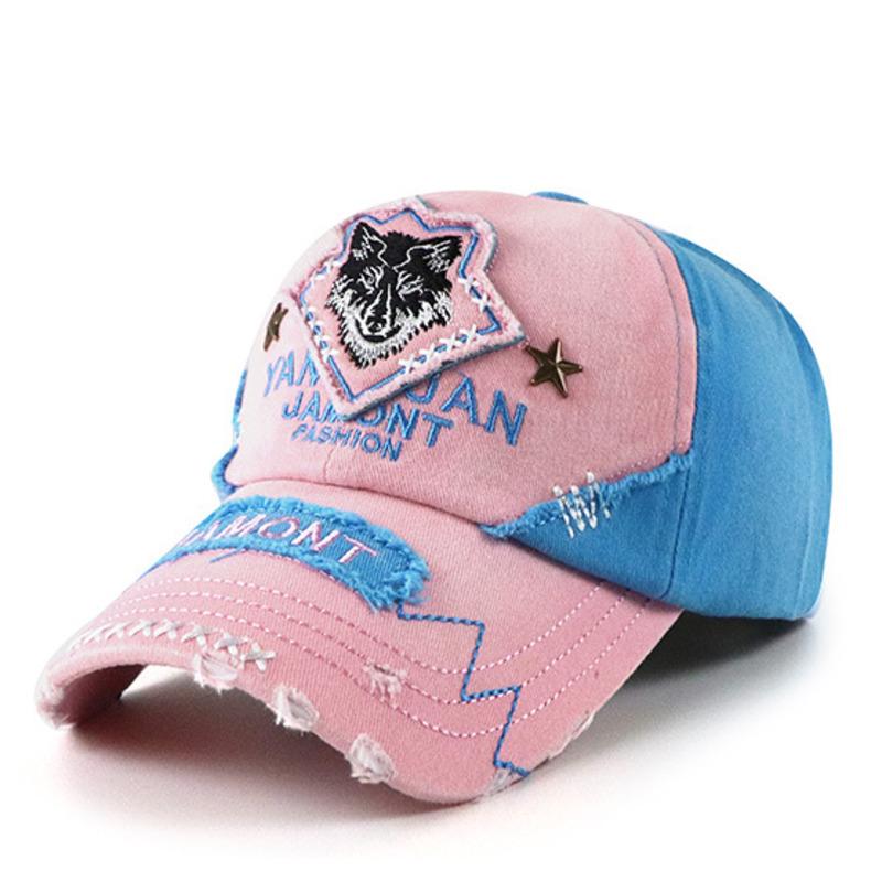 2023 Kid Cotton Wash Cartoon Baseball Cap Lady Curved Peak Sun Hat Man Small Size Sport Snapback Caps 52-56cm