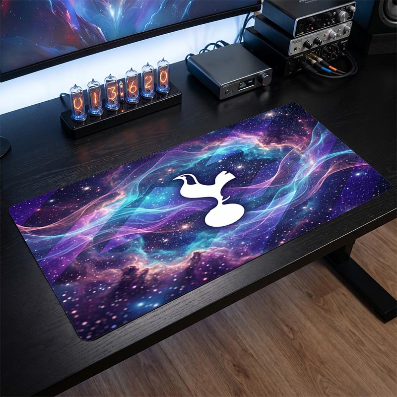 Tappetino per Mouse Grande Stampato Tottenham Hotspur, Tappetino Morbido in Gomma Antiscivolo per Scrivania da Gioco per Ufficio Laptop Computer Decorazione