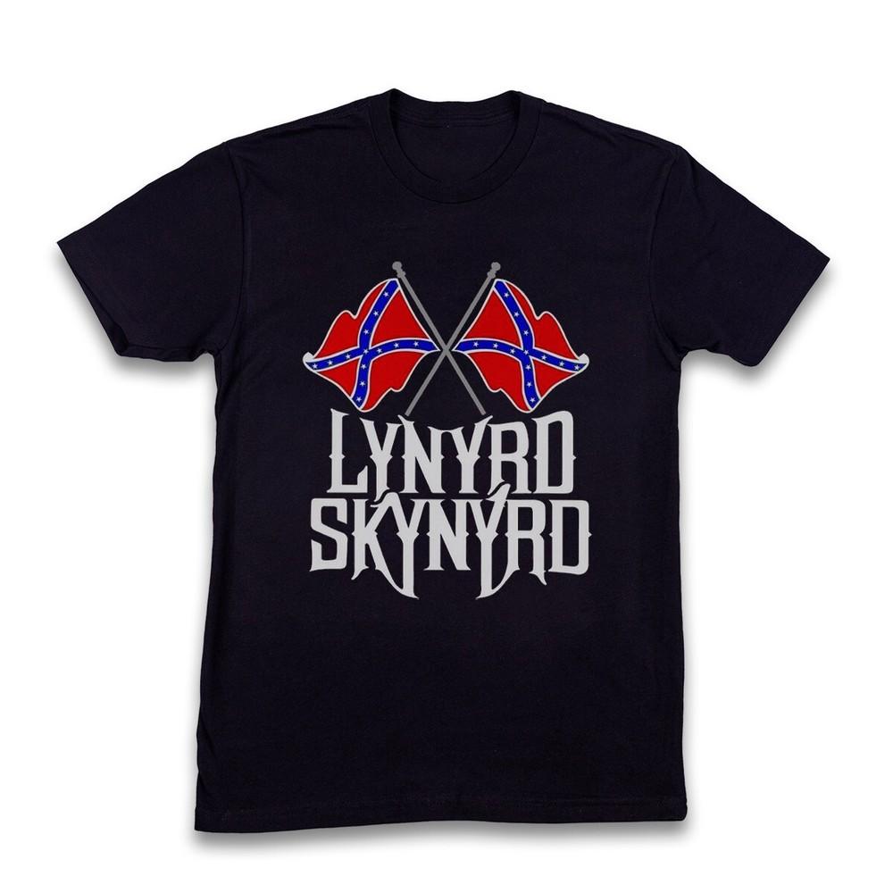 

Rare Lynyrd Skynyrd Rock Band T-shirt, Unisex Black Cotton T-shirt, Size S-5XL Unisex T-Shirt XXXXL