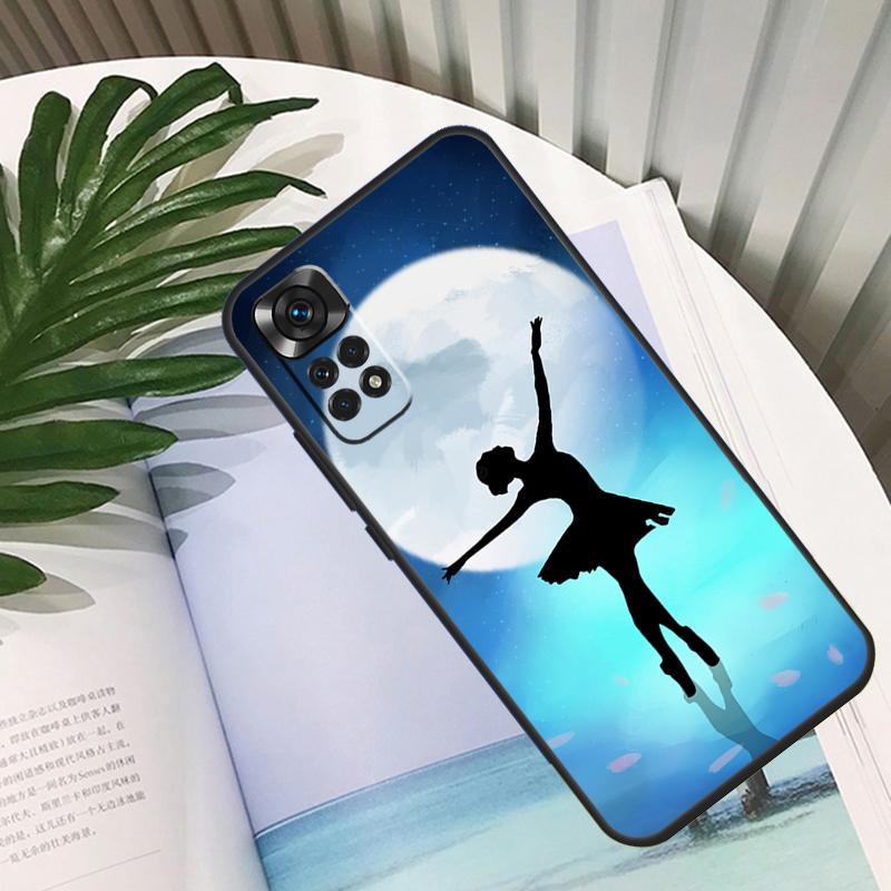 Ballerina Girl Dancing For Xiaomi Redmi 10C 9C 12C 10A 9T Case For Redmi Note 12 8 9 10 11 Pro 9S 10S 11S Cover