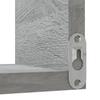 Wall Mounted Corner Shelf Grey Sonoma 40 x 40 x 50 cm Particleboard