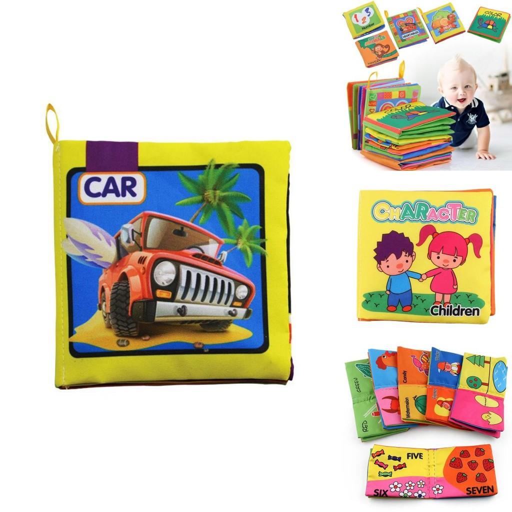 Vibrant Intelligence Development Cloth Bed Cognize Book Educational Toy For Babies