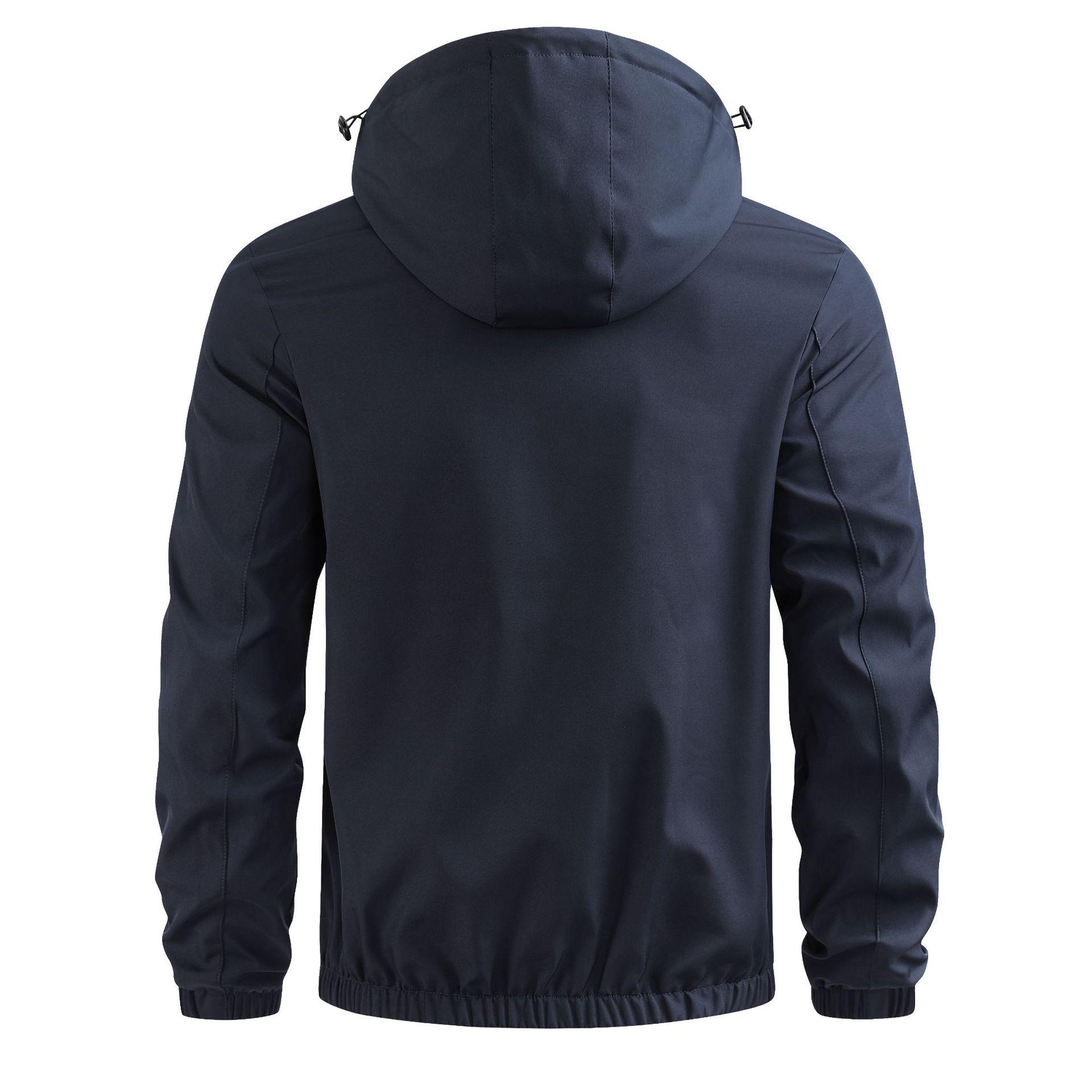 Осенняя мужская тонкая повседневная куртка куртка бейсбольная одежда мужская куртка — фото 3