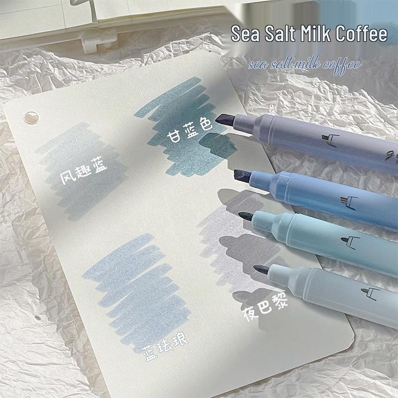 Gradient Highlighter Pen: Eye-Protective, Vibrant Colors for Students to Highlight Key Points and Take Notes