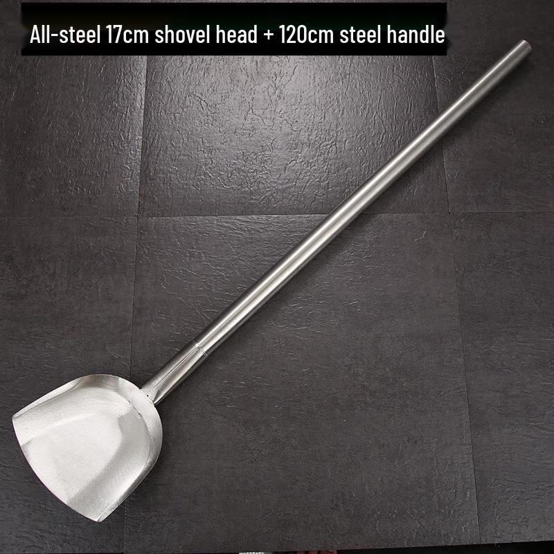 Commercial Stainless Steel Round Head Wok Spatula