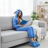 Onesie stitch kigurumi-dräkt mikrofiber varm pyjamas träningsoverall m Onesie stitch-dräkt - S