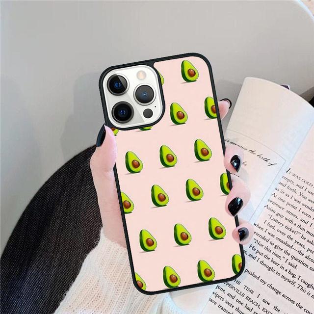 Newest Delicious Avocado Pattern Phone Case Cover for iPhone 17 Air 16 15 14 13 11 12 Pro Max Plus Shell Coque