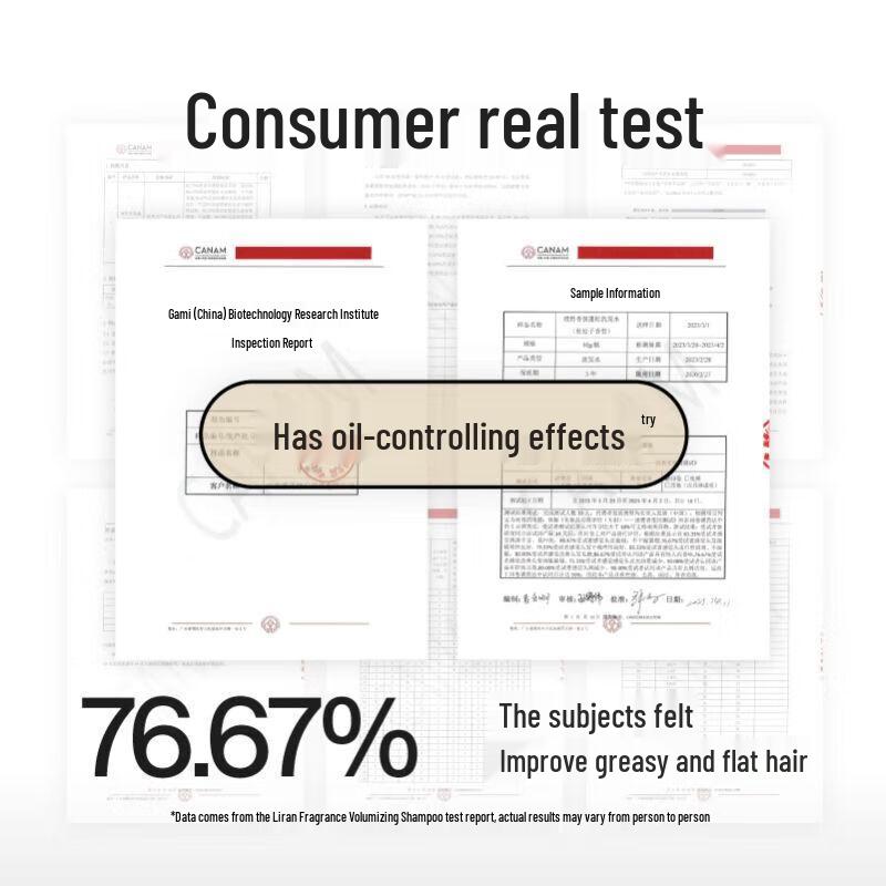 Liran Men's Oil Control Volumizing Shampoo with Juniper Berry Scent