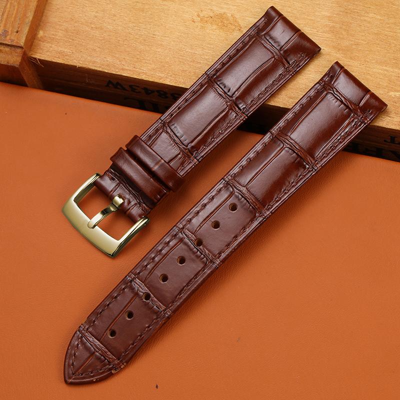 Классический кожаный ремешок для мужских часов Omega SEAMASTER DE VILLE 424 — фото 9