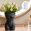 3D Cloth Wrapped Female Torso Vase Mold, Elegant Goddess Body Art Flower Pot Silicone Mould, DIY Concrete Plaster Sculpture Home