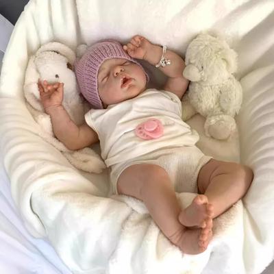 22'' 55 εκ. Alexis Reborn Dolls Soft Touch, υφασμάτινο σώμα, κούκλα αναγέννησης με 3D ορατές φλέβες, φόρεμα κούκλας, παιδικό παιχνίδι, παιδικά δώρα έκπληξη