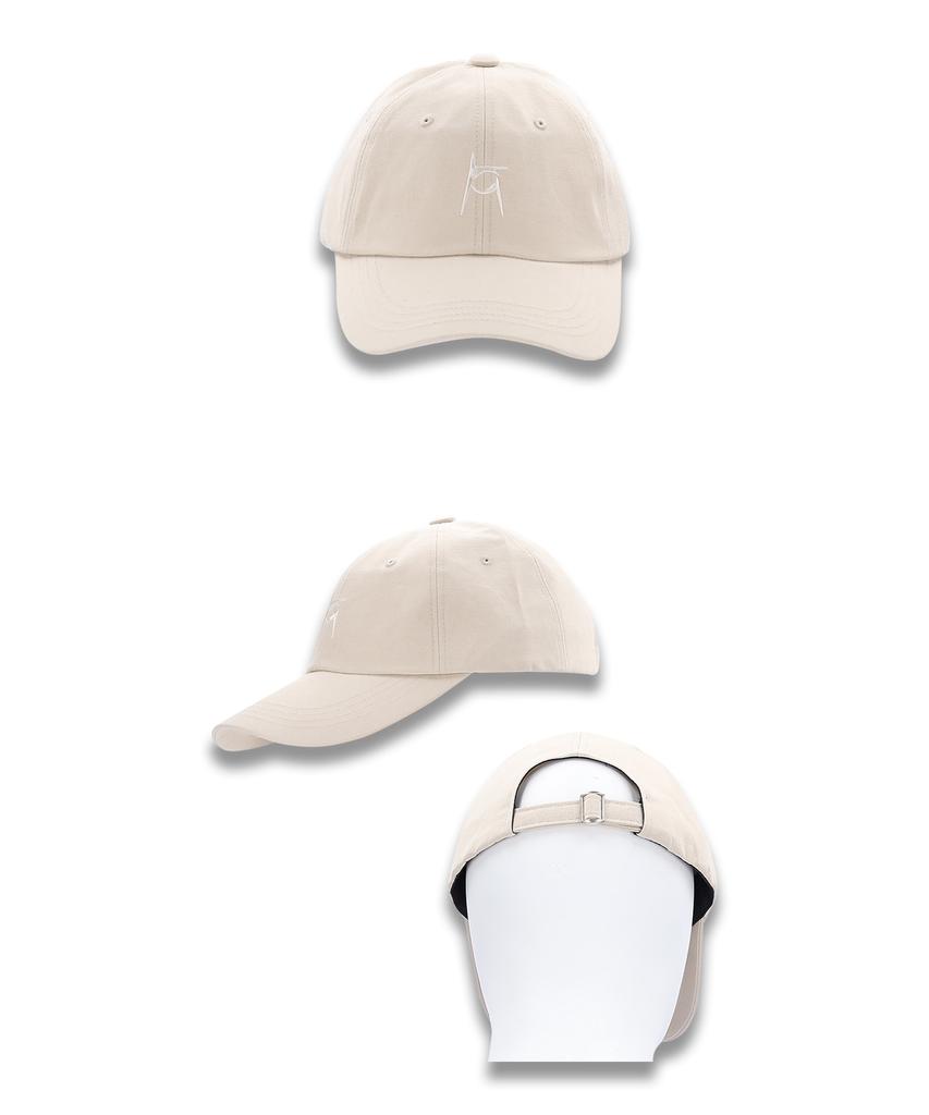 Lekyulli Signature Logo Ball Cap Beige