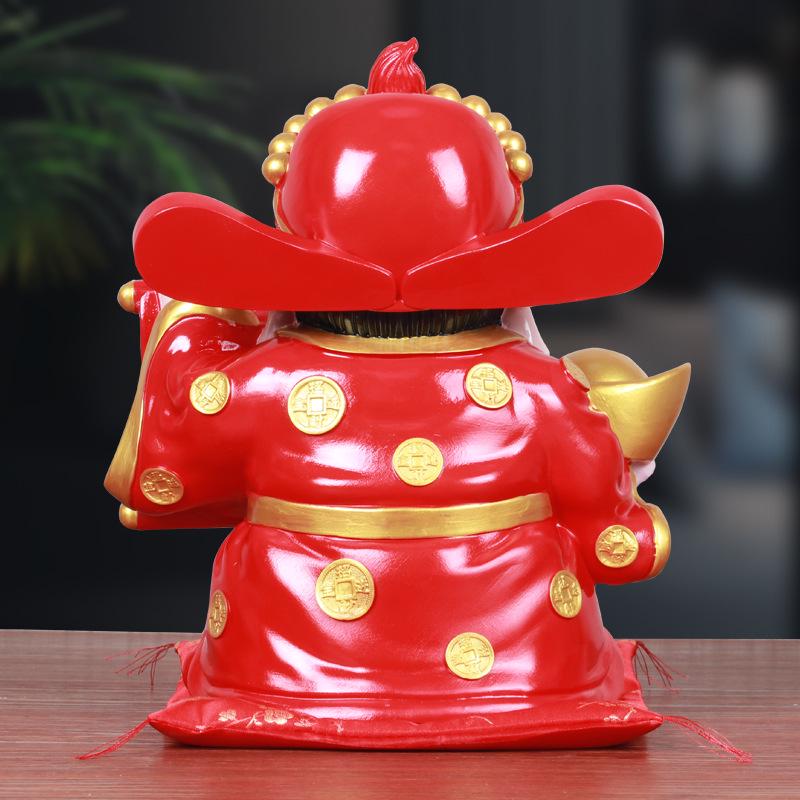 2024 God of Wealth New Year Decorations: Creative & Cute Ornaments for Home, Living Room, or Shopping Mall Window Displays