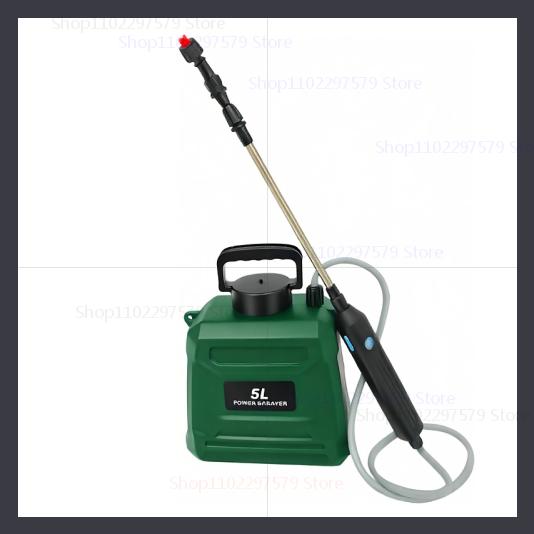 

5L Backpack Agricultural Sprayer High Pressure Electric Disinfection Pesticide Spray for Farming Garden Green Blue зелёный
